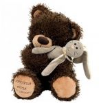 Медвежонок с зайцем 30 cм